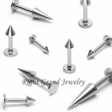 Custom Spike Lip Body Jewelry Titanium Piercing